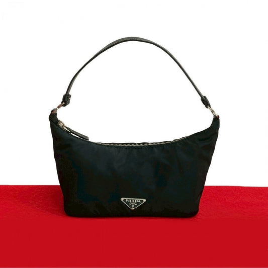 PRADA Handbag Nylon black