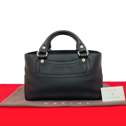 CELINE Handbag leather black Boogie bag