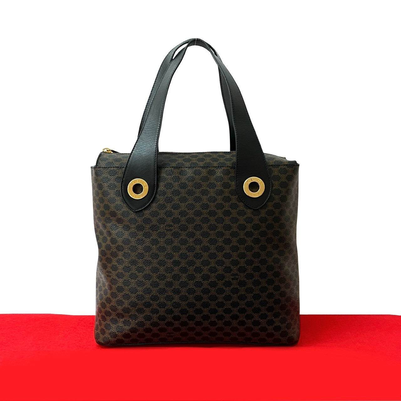 CELINE Handbag leather black