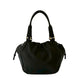 LOEWE Handbag leather black Anagram logo Women Used Authentic