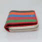 BALENCIAGA Bifold Wallet Leather Multicolor Red Silver