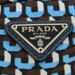 PRADA Shoulder Bag Nylon Navy logoMetal Women Used Authentic