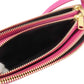 CELINE Shoulder Bag Calfskin pink trio Women Used Authentic