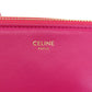 CELINE Shoulder Bag Calfskin pink trio Women Used Authentic