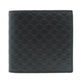 GUCCI Bifold Wallet 150413 Calfskin black GG Signature Microsima Outlet Women Used Authentic