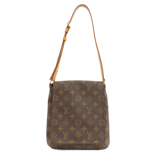 LOUIS VUITTON Shoulder Bag M51258 Monogram canvas Brown Musette salsa short Women Used Authentic