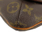 LOUIS VUITTON Shoulder Bag M51258 Monogram canvas Brown Musette salsa short Women Used Authentic