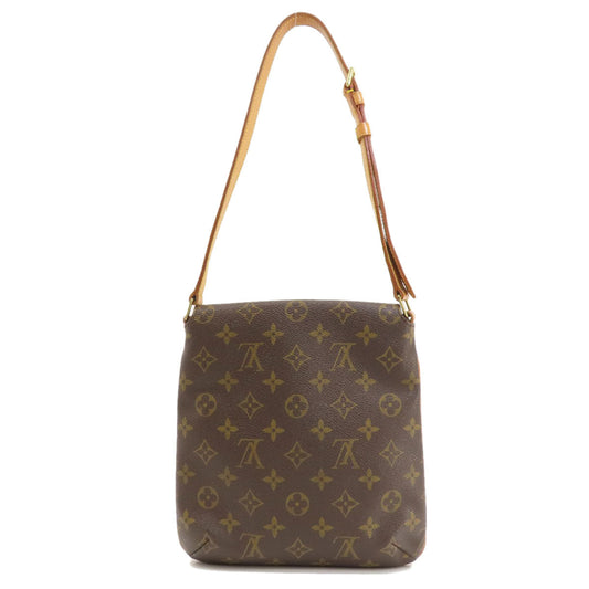 LOUIS VUITTON Shoulder Bag M51258 Monogram canvas Brown Musette salsa short Women Used Authentic