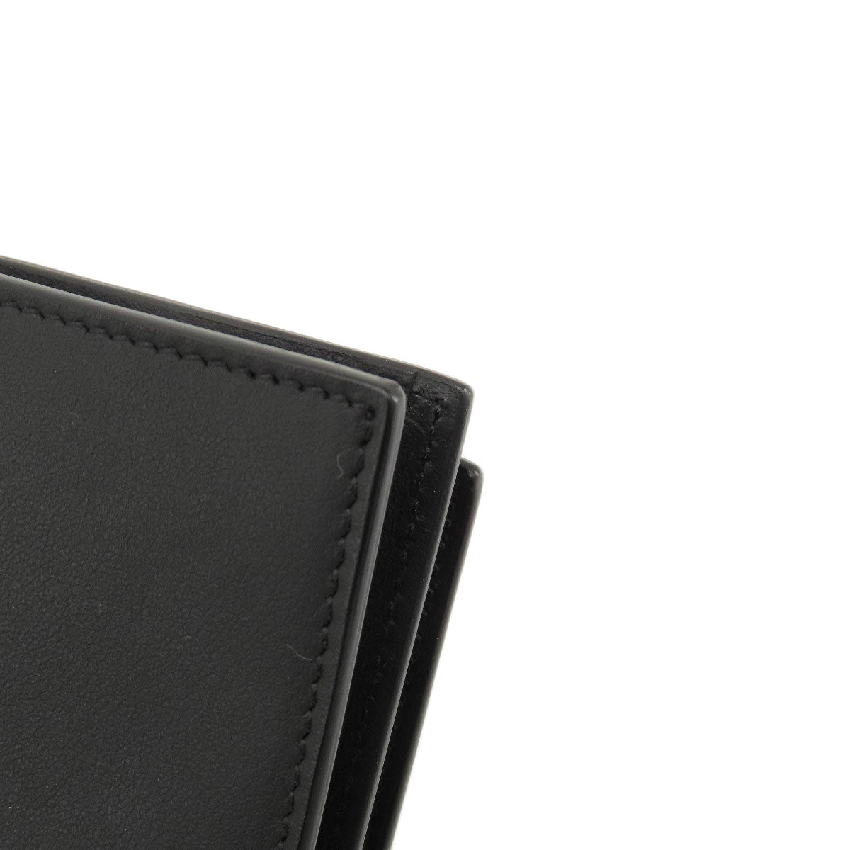 FENDI Long Wallet Purse leather black monster mens Used Authentic