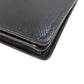 PRADA Shoulder Bag leather black logo saffiano Women Used Authentic