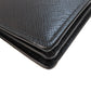 PRADA Shoulder Bag leather black logo saffiano Women Used Authentic