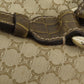 CELINE Tote Bag canvas beige Macadam Pattern Women Used Authentic