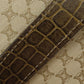 CELINE Tote Bag canvas beige Macadam Pattern Women Used Authentic