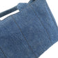 PRADA Tote Bag B1877B denim blue Canapa