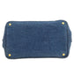 PRADA Tote Bag B1877B denim blue Canapa