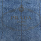 PRADA Tote Bag B1877B denim blue Canapa