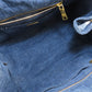 PRADA Tote Bag B1877B denim blue Canapa