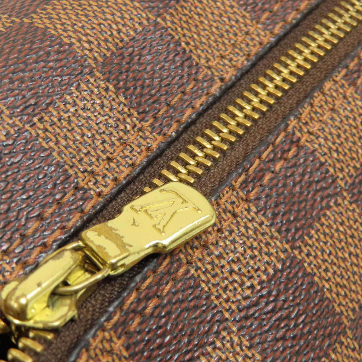 LOUIS VUITTON Handbag N51304 Damier canvas Brown Papillon 26 Damier Ebene Women Used Authentic