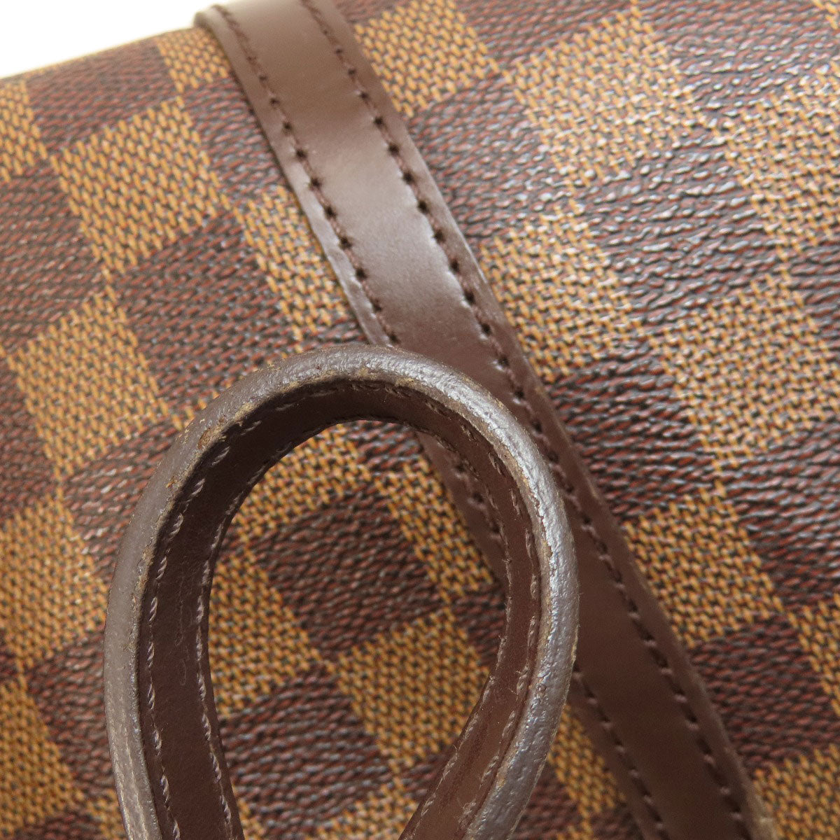 LOUIS VUITTON Handbag N51304 Damier canvas Brown Papillon 26 Damier Ebene Women Used Authentic