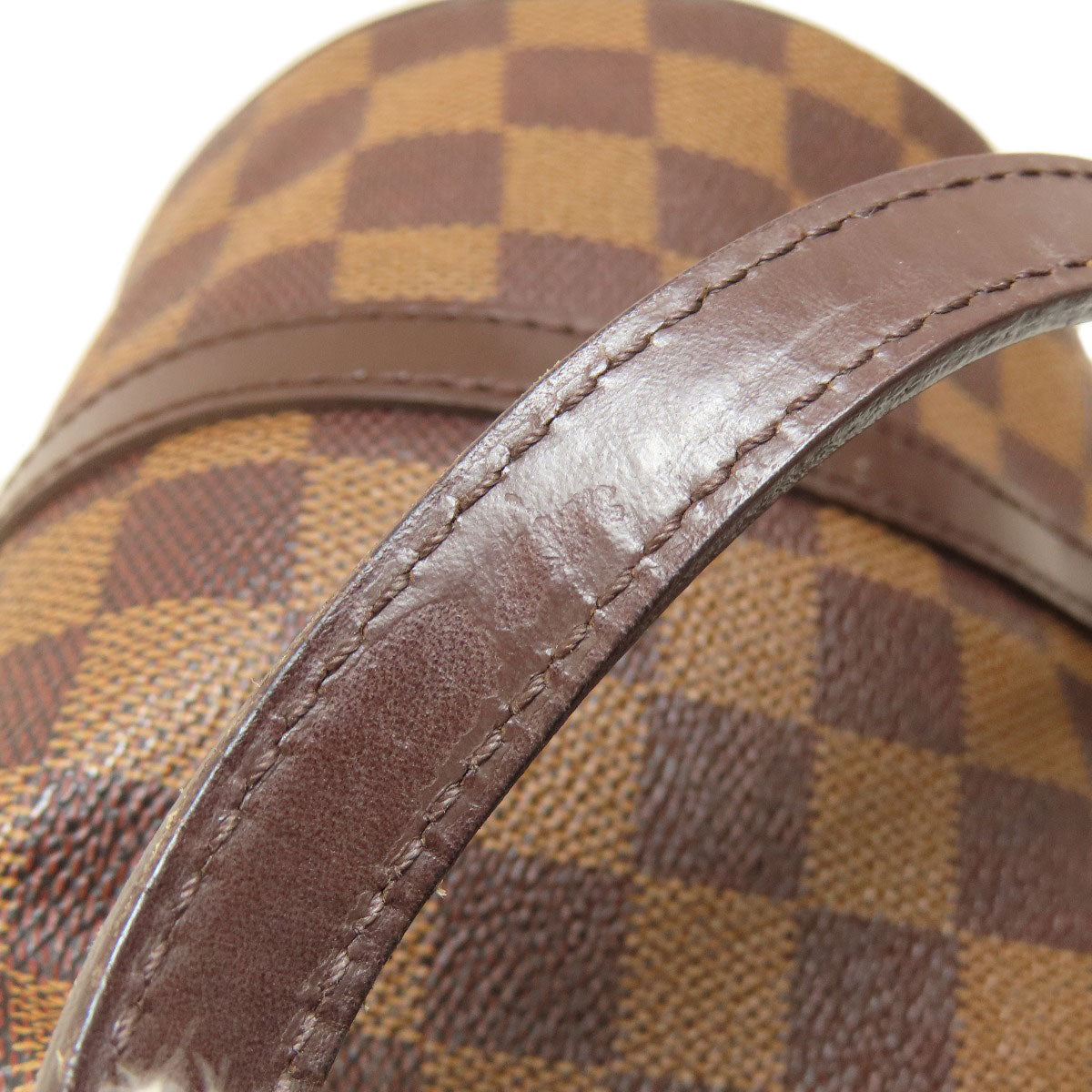LOUIS VUITTON Handbag N51304 Damier canvas Brown Papillon 26 Damier Ebene Women Used Authentic