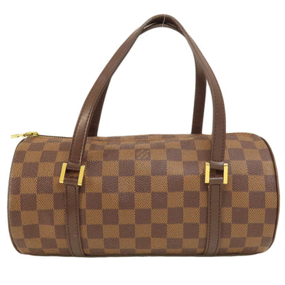 LOUIS VUITTON Handbag N51304 Damier canvas Brown Papillon 26 Damier Ebene Women Used Authentic