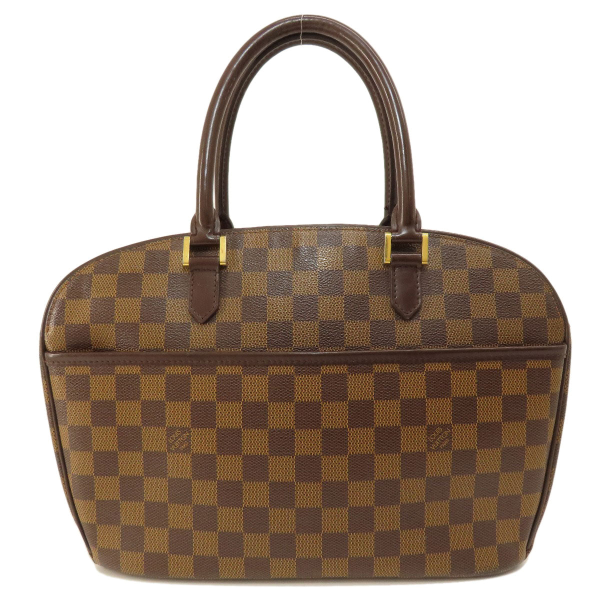LOUIS VUITTON Handbag N51282 Damier canvas Brown Saria Horizontal Damier Ebene Women Used Authentic