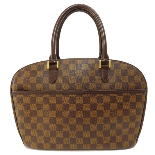 LOUIS VUITTON Handbag N51282 Damier canvas Brown Saria Horizontal Damier Ebene Women Used Authentic