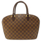 LOUIS VUITTON Handbag N51282 Damier canvas Brown Saria Horizontal Damier Ebene Women Used Authentic