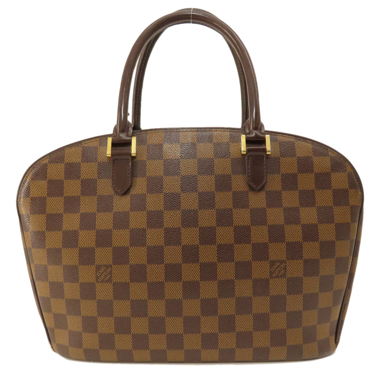 LOUIS VUITTON Handbag N51282 Damier canvas Brown Saria Horizontal Damier Ebene Women Used Authentic
