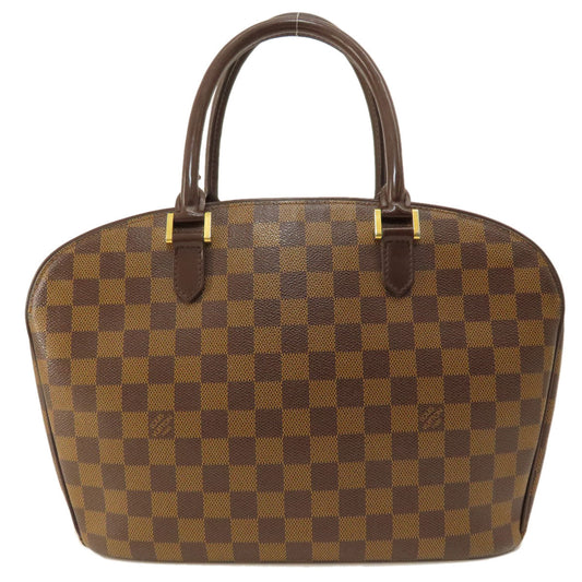 LOUIS VUITTON Handbag N51282 Damier canvas Brown Saria Horizontal Damier Ebene Women Used Authentic