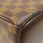 LOUIS VUITTON Handbag N51282 Damier canvas Brown Saria Horizontal Damier Ebene Women Used Authentic
