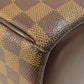LOUIS VUITTON Handbag N51282 Damier canvas Brown Saria Horizontal Damier Ebene Women Used Authentic