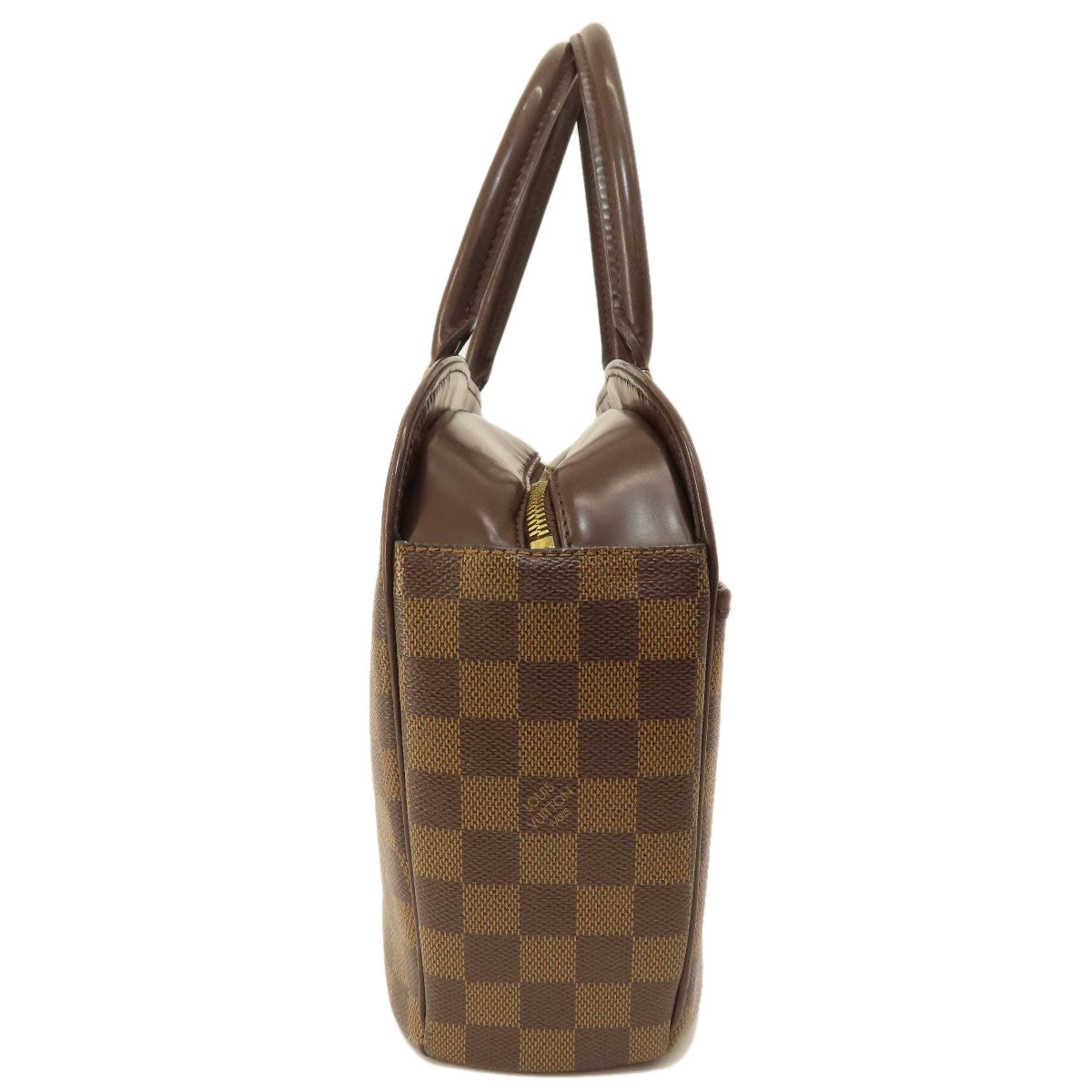 LOUIS VUITTON Handbag N51282 Damier canvas Brown Saria Horizontal Damier Ebene Women Used Authentic