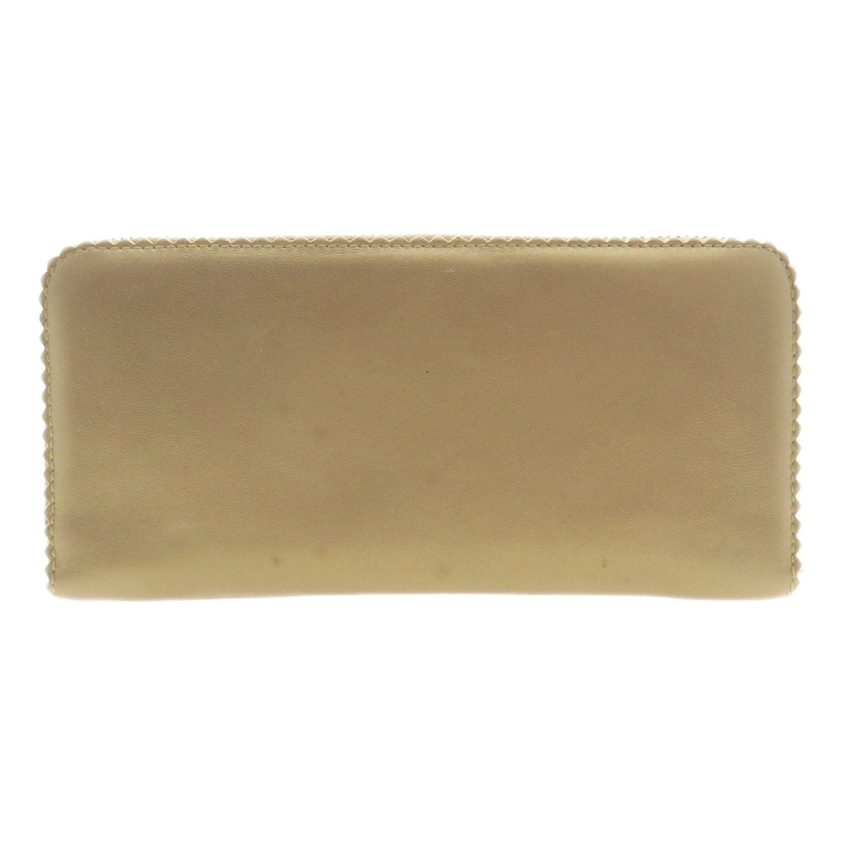 LOEWE Long Wallet Purse lambskin gold anagram Women Used Authentic