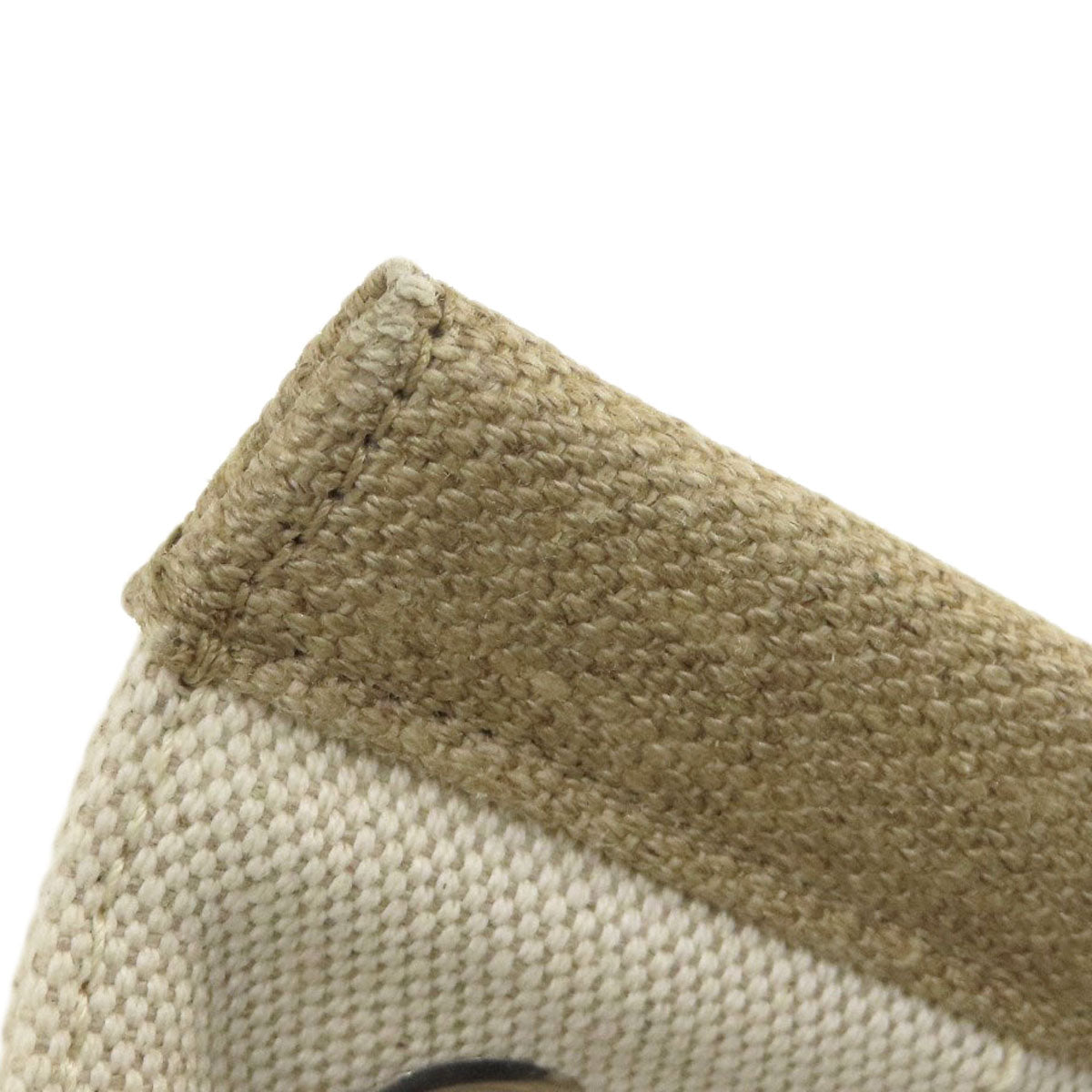 SAINT LAURENT Shoulder Bag canvas beige University Flat 2WAY Women Used Authentic