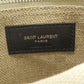 SAINT LAURENT Shoulder Bag canvas beige University Flat 2WAY Women Used Authentic