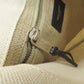 SAINT LAURENT Shoulder Bag canvas beige University Flat 2WAY Women Used Authentic