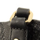 BURBERRY Tote Bag leather black logo Women Used Authentic