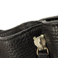 BURBERRY Tote Bag leather black logo Women Used Authentic