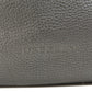 BURBERRY Tote Bag leather black logo Women Used Authentic