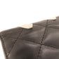 CHANEL Bifold Wallet Calfskin black Cambon Line SilverMetal