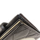 CHANEL Bifold Wallet Calfskin black Cambon Line SilverMetal
