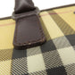 BURBERRY Handbag canvas beige Nova Check Women Used Authentic