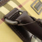 BURBERRY Handbag canvas beige Nova Check Women Used Authentic