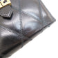 Givenchy Bifold Wallet leather black logo Women Used Authentic