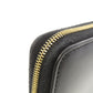 CELINE Long Wallet Purse Calfskin black Logo motif Women Used Authentic