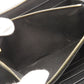 CELINE Long Wallet Purse Calfskin black Logo motif Women Used Authentic