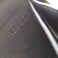 CELINE Long Wallet Purse Calfskin black Logo motif Women Used Authentic