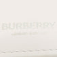 BURBERRY Shoulder Bag leather white Mini pochette Women Used Authentic