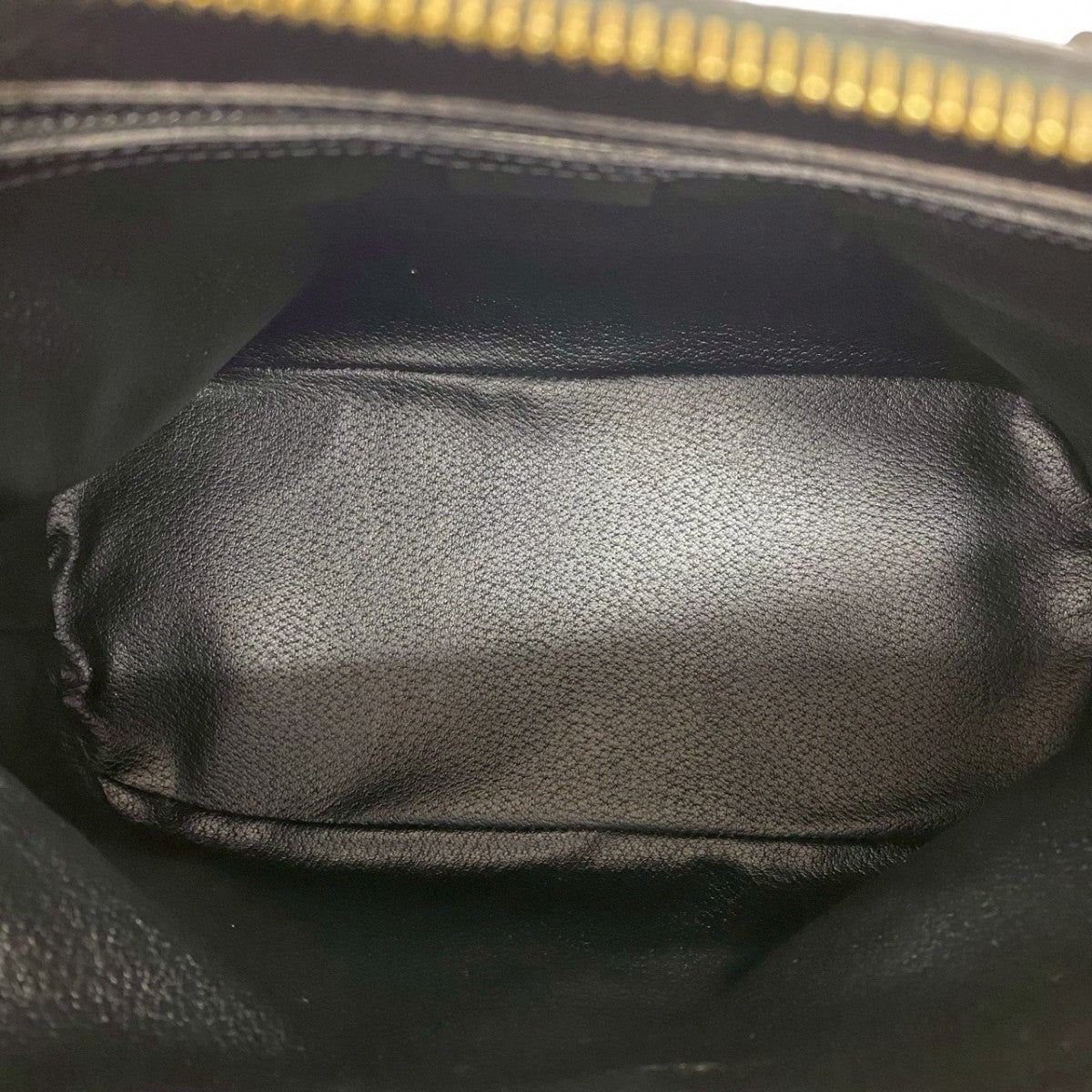 CELINE Shoulder Bag Leather, PVC black Macadam Blason logo Pattern Women Used Authentic